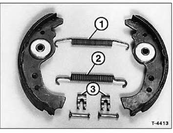 Bremstrommel/Bremsbacken hinten aus-und einbauen